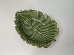 Prato Banana Leaf Ceramica ref. 4331